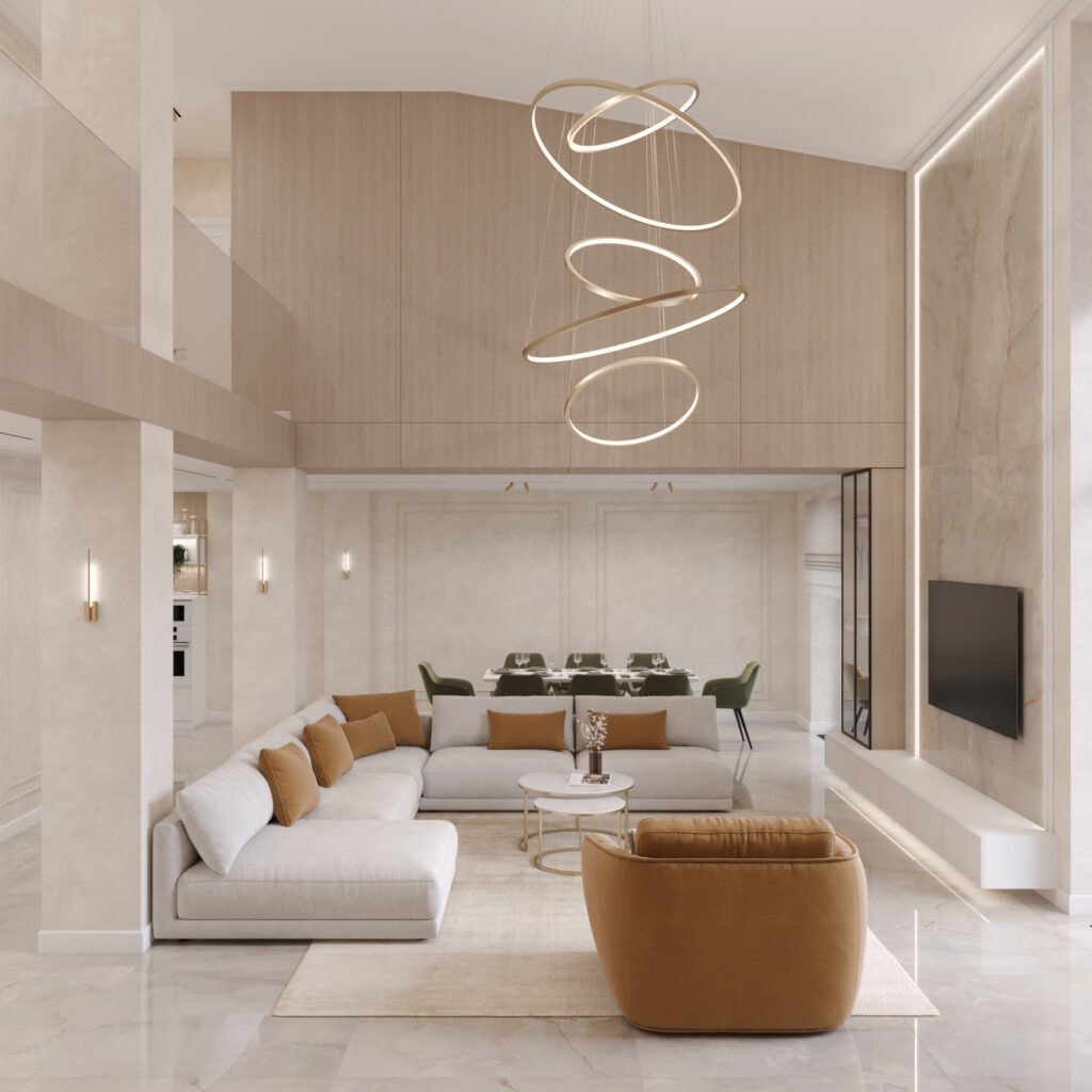 дизайн інтер'єру будинку в КМ Титул