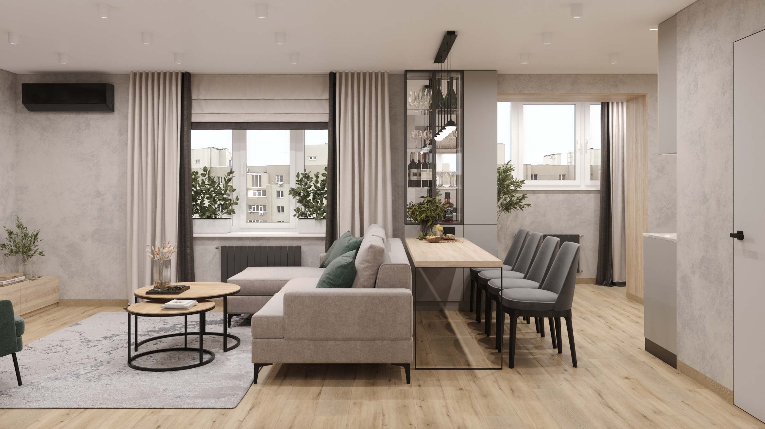 Дизайн інтер'єру квартири в Івано-Франківську район Княгинин